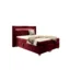 Fun Möbel Boxspringbett ARMANDO in Rot, Liegefläche 120x200 cm – mit Bettkasten, Taschenfederkern