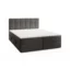 Fun Möbel Boxspringbett ARTURO in Graphit, Liegefläche 120x200 cm – mit Bettkasten, Bonellfederkern