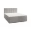 Fun Möbel Boxspringbett ARTURO in Grau, Liegefläche 120x200 cm – mit Bettkasten, Bonellfederkern