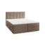 Fun Möbel Boxspringbett ARTURO in Sand, Liegefläche 120x200 cm – mit Bettkasten, Bonellfederkern