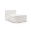 Fun Möbel Boxspringbett BODY in Creme, Liegefläche 120x200 cm – mit Bettkasten, Taschenfederkern
