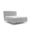Fun Möbel Boxspringbett GRAZIA in Silber, Liegefläche 140x200 cm – mit Bettkasten, Taschenfederkern