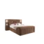 Fun Möbel Boxspringbett MARTEN ÜBERLÄNGE SET.4 in Braun, Liegefläche 120x220 cm – mit Bettkasten, Taschenfederkern