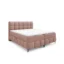 Fun Möbel Boxspringbett SOPHIE in Rosa, Liegefläche 100x200 cm – mit Bettkasten, Bonellfederkern