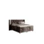 Fun Möbel Boxspringbett STEVE in Braun, Liegefläche 120x200 cm – mit Bettkasten, Taschenfederkern