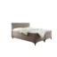 Kaiser Möbel Boxspringbett DENVER in Cappuccino, Liegefläche 120x200 cm – mit Bettkasten, Bonellfederkern