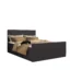 Kaiser Möbel Boxspringbett VIESTA in Dunkelgrau, Liegefläche 120x200 cm – mit Bettkasten, Bonellfederkern