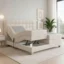 Labett Boxspringbett ELECTRA KING in Beige, Liegefläche 140x200 cm