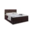 MASSENO Boxspringbett ARINOS in Braun, Liegefläche 140x200 cm – mit Bettkasten