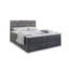 MASSENO Boxspringbett ARINOS in Grau, Liegefläche 140x200 cm – mit Bettkasten