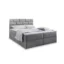 MASSENO Boxspringbett ARINOS in Hellgrau, Liegefläche 140x200 cm – mit Bettkasten