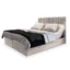 MASSENO Boxspringbett BARINO in Beige, Liegefläche 140x200 cm – mit Bettkasten