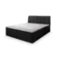 MASSENO Boxspringbett CEVANO in Schwarz, Liegefläche 140x200 cm – mit Bettkasten
