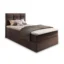 MASSENO Boxspringbett GLOS 90 in Braun, Liegefläche 90x200 cm – mit Bettkasten