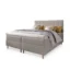 MASSENO Boxspringbett IBIZA in Beige, Liegefläche 140x200 cm – mit Bettkasten
