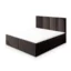 MASSENO Boxspringbett LARIO in Braun, Liegefläche 140x200 cm – mit Bettkasten