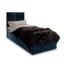 MASSENO Boxspringbett LENA in Blau, Liegefläche 100x200 cm – mit Bettkasten