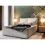 MASSENO Boxspringbett LENTE in Beige, Liegefläche 140x200 cm – mit Bettkasten