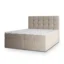 MASSENO Boxspringbett PALMA in Beige, Liegefläche 140x200 cm – mit Bettkasten