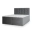 MASSENO Boxspringbett PALMA in Graphit, Liegefläche 140x200 cm – mit Bettkasten