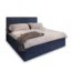 MASSENO Boxspringbett PISA in Blau, Liegefläche 140x200 cm – mit Bettkasten