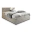MASSENO Boxspringbett RIVA in Beige, Liegefläche 140x200 cm – mit Bettkasten