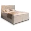 MASSENO Boxspringbett TRANI in Beige, Liegefläche 140x200 cm – mit Bettkasten