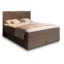 MASSENO Boxspringbett TRANI in Braun, Liegefläche 140x200 cm – mit Bettkasten