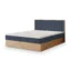 MASSENO Boxspringbett VARELI in Blau, Liegefläche 140x200 cm – mit Bettkasten