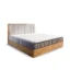 MASSENO Boxspringbett VERDON in Beige, Liegefläche 140x200 cm – mit Bettkasten