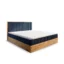 MASSENO Boxspringbett VERDON in Blau, Liegefläche 140x200 cm – mit Bettkasten