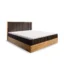 MASSENO Boxspringbett VERDON in Braun, Liegefläche 140x200 cm – mit Bettkasten