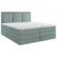 MID.YOU Boxspringbett BOXHÖHE in Petrol, Liegefläche 140x200 cm – Taschenfederkern, Topperhöhe 4 cm