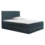 MIRJAN24 Boxspringbett BASIC in Dunkelblau, Liegefläche 120x200 cm – mit Bettkasten