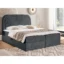 MIRJAN24 Boxspringbett BONITO in Anthrazit, Liegefläche 120x200 cm – mit Bettkasten, Bonellfederkern