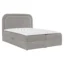 MIRJAN24 Boxspringbett BONITO in Hellgrau, Liegefläche 120x200 cm – mit Bettkasten, Bonellfederkern