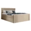 MIRJAN24 Boxspringbett CARMEN in Beige, Liegefläche 120x200 cm – mit Bettkasten, Bonellfederkern