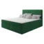MIRJAN24 Boxspringbett CLAIRE in Grün, Liegefläche 140x200 cm – mit Bettkasten, Bonellfederkern