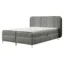 MIRJAN24 Boxspringbett FANDY in Grau, Liegefläche 120x200 cm – mit Bettkasten, Bonellfederkern