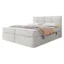 MIRJAN24 Boxspringbett FIGARO in Natur, Liegefläche 140x200 cm – mit Bettkasten, Bonellfederkern