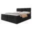 MIRJAN24 Boxspringbett FIGARO in Schwarz, Liegefläche 140x200 cm – mit Bettkasten, Bonellfederkern