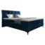MIRJAN24 Boxspringbett FOREVER in Blau, Liegefläche 160x200 cm – mit Bettkasten, Bonellfederkern