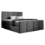 MIRJAN24 Boxspringbett LARS in Alu, Liegefläche 120x200 cm – mit Bettkasten, Bonellfederkern
