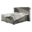 MIRJAN24 Boxspringbett MASSIMO in Greige, Liegefläche 120x200 cm – mit Bettkasten