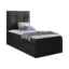 MIRJAN24 Boxspringbett MINI 2 in Anthrazit, Liegefläche 80x200 cm – mit Bettkasten, Bonellfederkern
