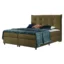 MIRJAN24 Boxspringbett PRATO in Grün, Liegefläche 120x200 cm – mit Bettkasten, Topperhöhe 2 cm
