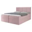 MIRJAN24 Boxspringbett REBOS in Rosa, Liegefläche 160x200 cm – mit Bettkasten, Bonellfederkern