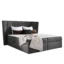 MIRJAN24 Boxspringbett SPARK in Anthrazit, Liegefläche 120x200 cm – mit Bettkasten, Bonellfederkern