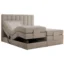 MKS Boxspringbett COMFORTO in Beige, Liegefläche 140x200 cm – Taschenfederkern