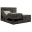 MKS Boxspringbett VITTORIA in Dunkelgrau, Liegefläche 140x200 cm – Taschenfederkern